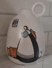Brocca artigianale dipinta a mano 