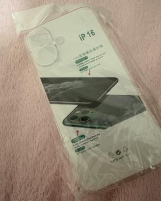 Cover in TPU trasparente iPhone 16