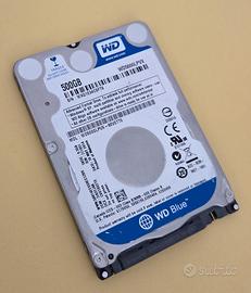 Hard Disk Western Digital 500Gb serie WD Blue