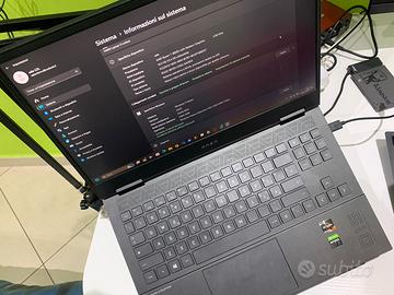 HP Omen 15  RTX 2060 + Base Di Raffreddamento