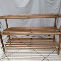 Scarpiera in legno