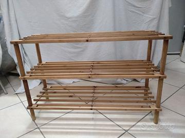 Scarpiera in legno