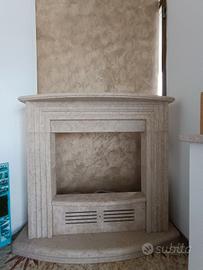 rivestimento camino marmo giallo d'Istria 