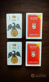 2 Mazzi Carte Abruzzesi Dal NEGRO - Nuove Sigillat
