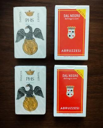 2 Mazzi Carte Abruzzesi Dal NEGRO - Nuove Sigillat