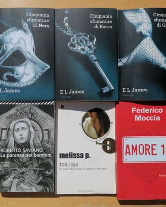 Lotto sei romanzi Saviano e altri