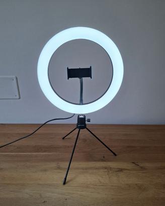 Ring light multicolore RGB 25cm