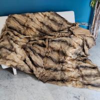 Coperta in pelliccia volpe