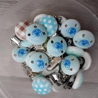 clip catenella porta ciuccio 30 pezzi 