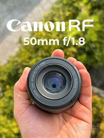 Obiettivo Canon RF 50mm f1.8 STM per Canon EOS R