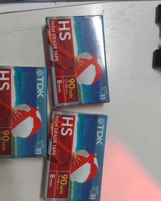 audio cassette video cassette vhs e 8mm