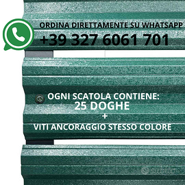 Doghe Orizzontali Recinzione Su Misura Roma