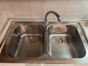 Lavello cucina Franke a due vasche in acciaio