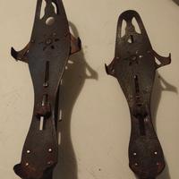 Pattini da ghiaccio di antiquariato.