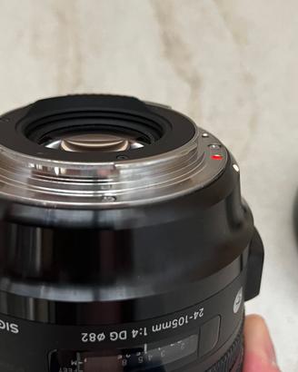 Obiettivo Sigma 24-105mm F4 DG OS HSM attacco Cano