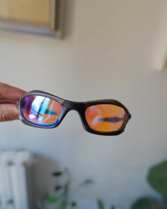 Occhiali Oakley Splice Vintage Y2K Orange Iridium