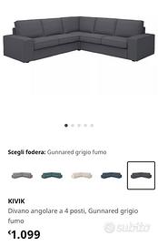 Divano KIVIK - Grigio Fumo