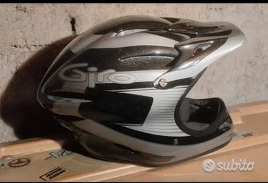 casco da moto cross + protezioni