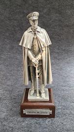 Statuetta in peltro Polizia