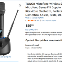 Microfoni professionali Wireless TONOR – NUOVO