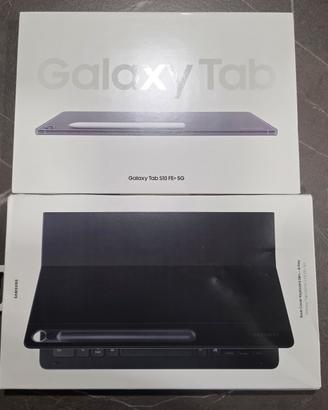 Samsung Galaxy Tab S10 FE+ 5g con cover tastiera