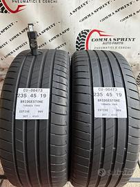 2 PNEUMATICI 235/45 R19 BRIDGESTONE ESTIVE