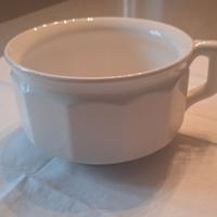 vaso da notte ( pitale) ceramica bianca Laveno