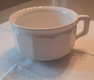 vaso da notte ( pitale) ceramica bianca Laveno