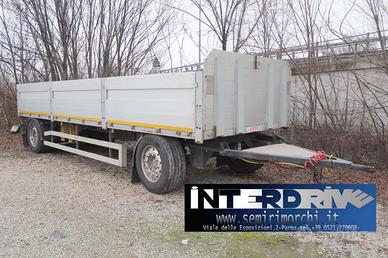 rimorchio cassone sponde aperto zorzi 2 assi usato