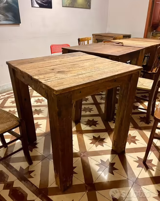 Tavolo in legno massello 6 disponibili