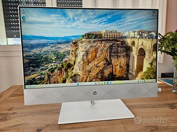 PC All in one 27" HP  i7-10700T 8GB+512GB | Nuovo!