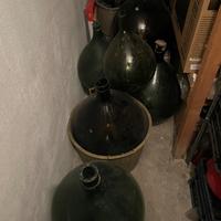 Damigiane varie dimensioni