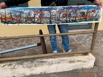 Olio su tela vintage