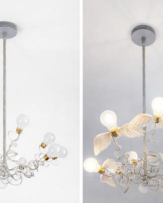 Lampadario Ingo Maurer - Luccellino. Design iconic