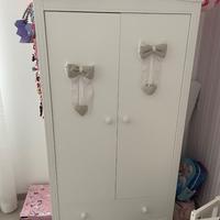 Armadio due ante più culla evolutiva