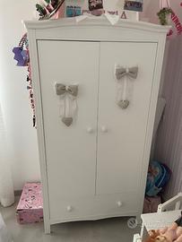 Armadio due ante più culla evolutiva