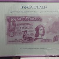 Quadro riproduzione commemorativa