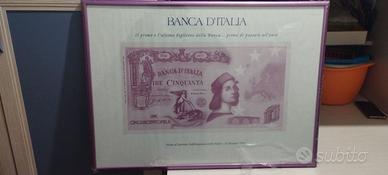Quadro riproduzione commemorativa