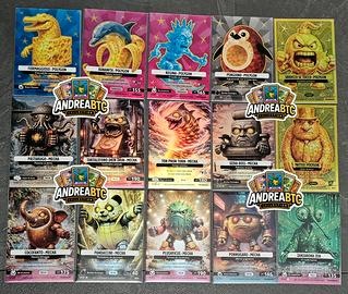 Set 15 carte brainrot polygon mecha codex (Roblox)