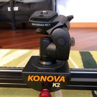 Konova Camera Slider dolly K2 100+ testa Manfrotto