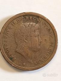 Napoli - 10 tornesi 1844 "Testa Grossa"