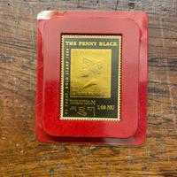 ✨ Un Francobollo Penny Black oro 22k ✨