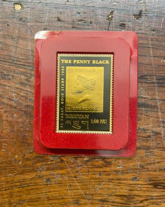 ✨ Un Francobollo Penny Black oro 22k ✨