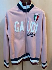 Felpa Gaudi con zip rosa chiaro L
