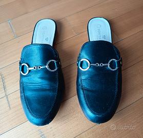 Sabot neri similpelle Tom Tailor