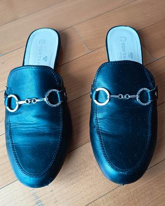Sabot neri similpelle Tom Tailor