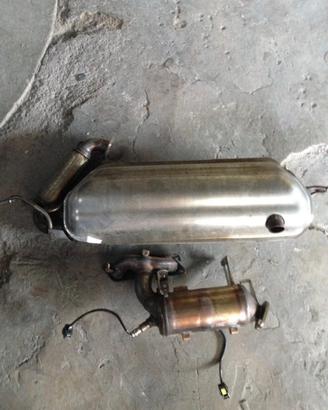 marmitta completa scarico smart for two 451 (benzi