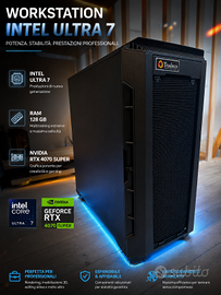 Workstation RTX 4070Super,Intel Ultra 7,RAM 128 GB