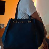 Borsa tracolla Gattinoni blu scuro similpelle