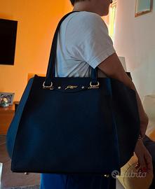 Borsa tracolla Gattinoni blu scuro similpelle